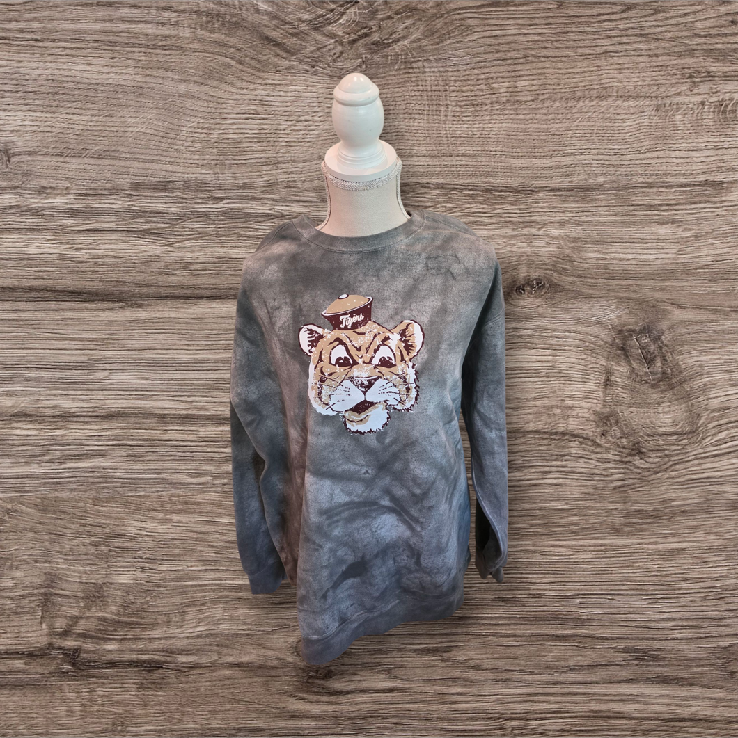 Unisex Comfort Color Smoke Gray Sweatshirt 8.75