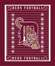 Load image into Gallery viewer, 50" x 60" Sherpa Blanket Dye Sub - DC Football Blanket

