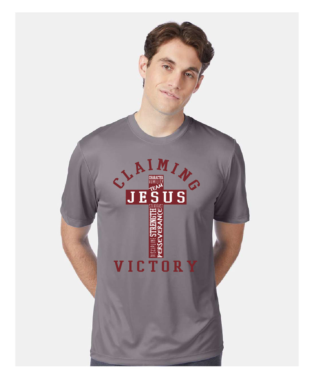 TEAM Jesus DriFit with 2 color front and back art