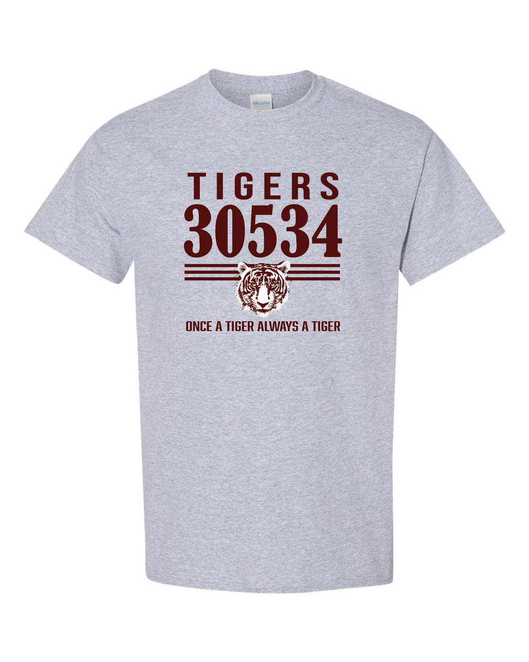 Unisex Gildan Sport Gray 30534 Once A Tiger