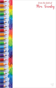 Colored Pencils Vertical with Personalization